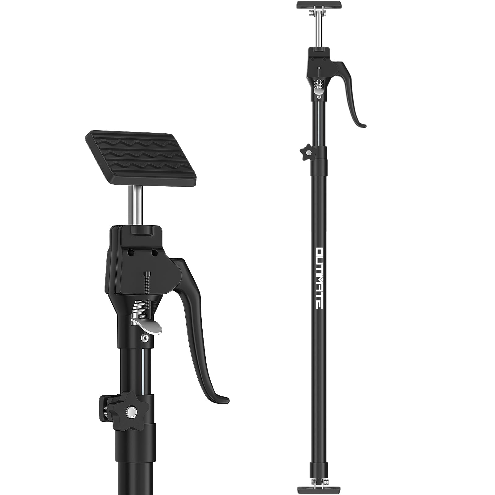 OUTIMATE Third Hand Support Pole Heavy Duty, Cabinet Jacks for Installing Cabinets with 154 LBS Capacity and Expand from 49-1/5 to 114-1/5 in, 1-PC