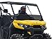 SuperATV Dark-Tinted Half Windshield for Can-Am Defender HD 5 / HD 8 / HD 10 / MAX (See Full Fitment List) | Standard 1/4" Thick Polycarbonate - 250 Times Stronger Than Glass | Made in the USA