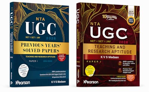 Pearson UGC NET Paper 1 Teaching & Research Aptitude 10th Anniver...