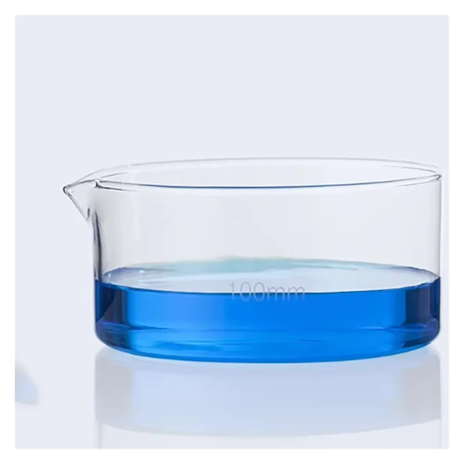 Kristallisierschale aus Gläser mit Öffnung und runder Schale mit flachem Boden(70mm)