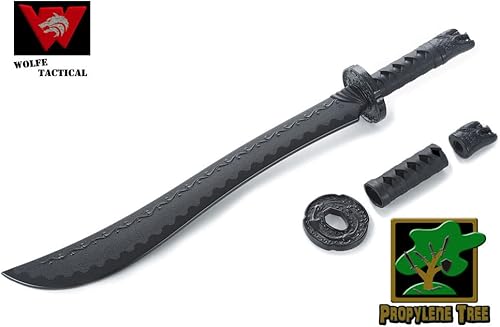 Miniatura 2 de Entrenador Dao curvado plástico de polipropileno o equipo corto de práctica de estilo elfo de fantasía