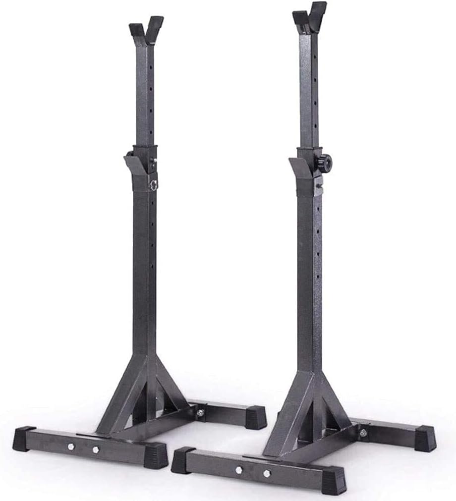 Barbell Stand Weight Lifting Rack Gym Family Fitness Multifunctional Shelf Adjustable Bracket Home Indoor Gym Strength Training Stand Men's Fitness Barbell Rack Only Sell Shelves Squat Rack