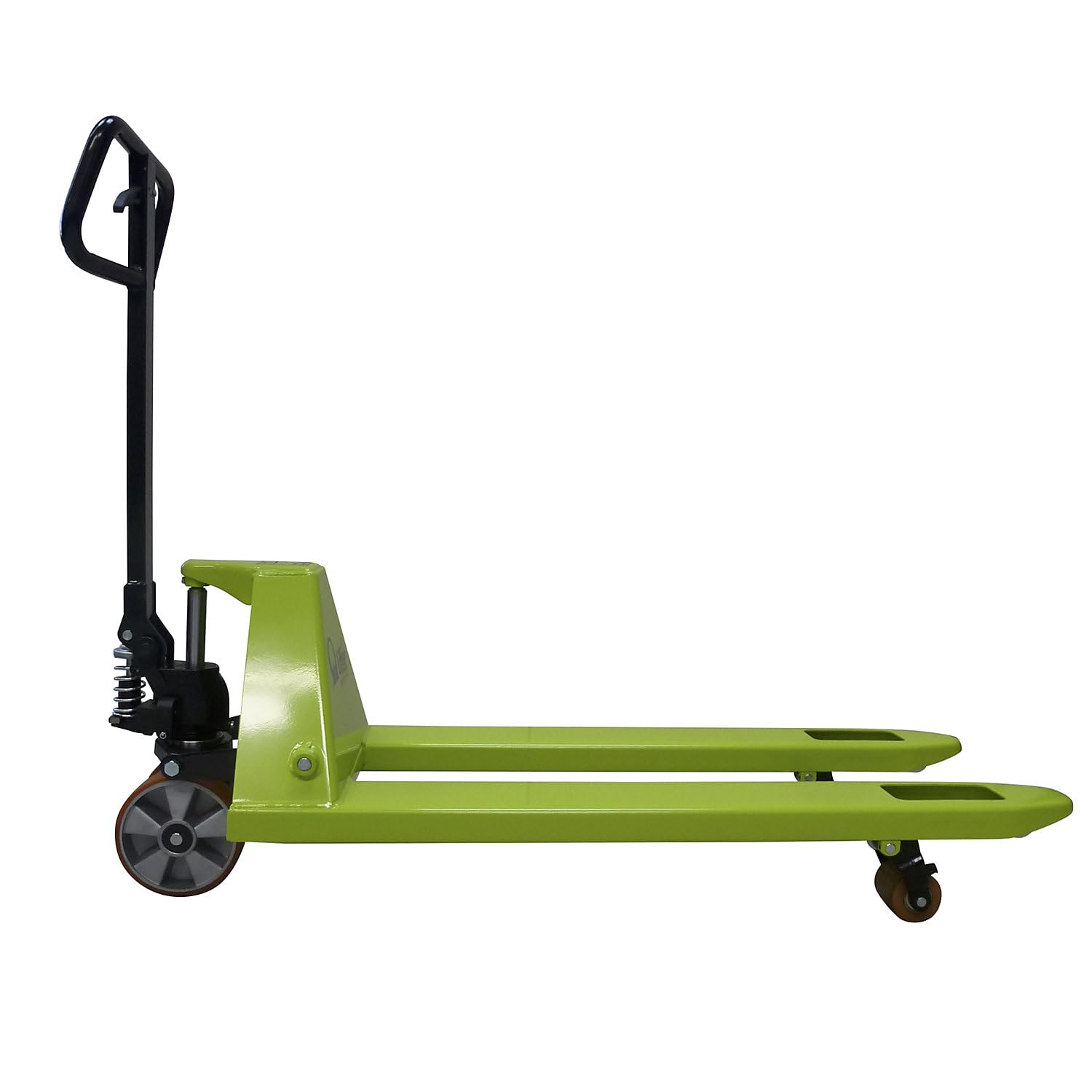 Pramac | Paletthubwagen EVO | Lenkräder Polyurethan mit Alukern, Gabellänge 1150 mm, Singlerollen