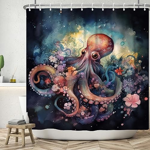 ASDCXZ Octopus Shower Curtain 180x200 cm
