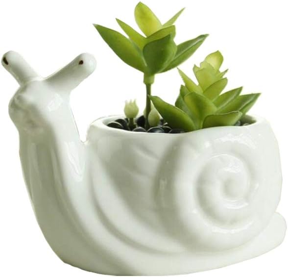 Youfui Cute Succulent Planter Animal Shaped Flower Pot Decor for Home Office Desk