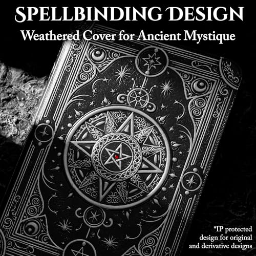 Image of Star Mage Trading Card Binder - 9 Pocket Ringless TCG Binder - Premium 3D PU-Leather - 432 Side-Loading Pockets - Perfect Storage Holder for MTG, and Many TCG & Trading Card Collections (Red Jewel)