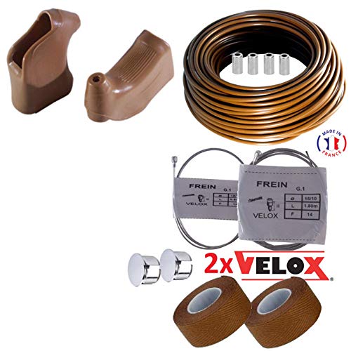 Repose-Mains Vélo Course Vintage - Cocottes Brown Pour Freins Vintage Et Vélos Rétro