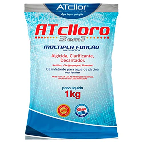 Cloro Atclloro 3 Em 1 Multifunção 1Kg