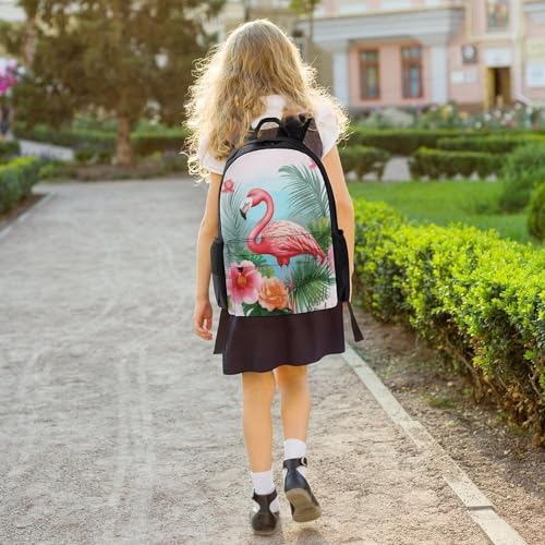 Mochila Tropical Flamingo ligera para hombre y mujer miniatura 6