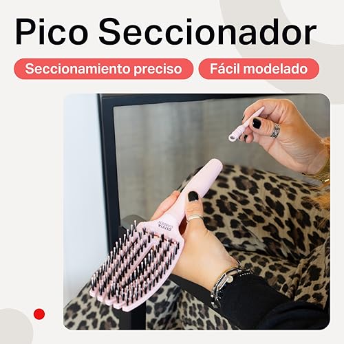 Olivia Garden Finger Brush Combo Pastel Pink - imagen 7