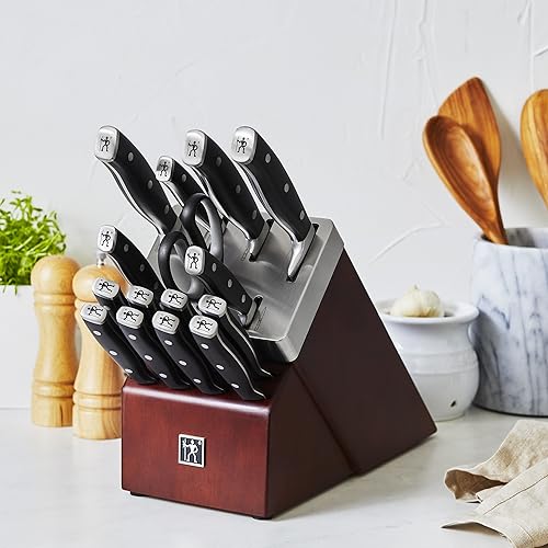 HENCKELS-Forged-Accent-Knife-Block-Set-16-Walnut HENCKELS Forged Accent Knife Block Set 16 Walnut