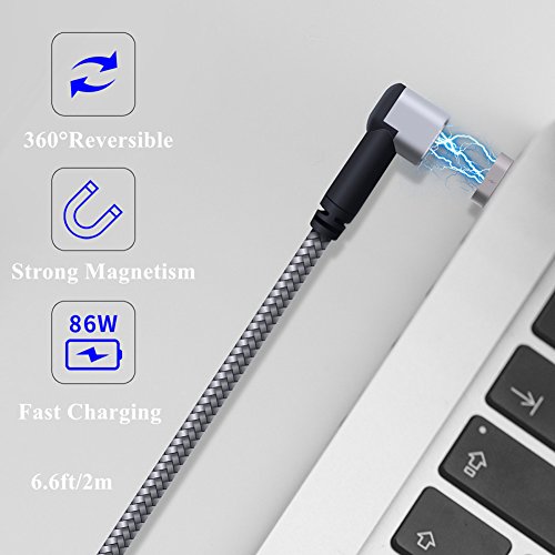 Power Trend Fast Charging Right Angled L Side 86W 4.3A Reversible Magnetic USB