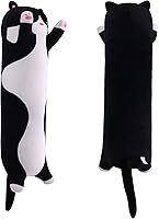 Vista 14 de Cat Soft Plush Pillow Cute Cat Body Pillow, Long Stuffed Cat Plush Cat Stuffed Animal Toy Kitten Long Throw Pillow Gift for Kids White