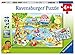 Ravensburger Kinderpuzzle - 05057 Freizeit am See - Puzzle für Kinder ab 4 Jahren, mit 2x24 Teilen
