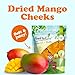 Food to Live Dried Mango Cheeks, 1 Pound - Premium Quality, Unsweetened, Unsulfured, and Preservative-Free. Naturally Gluten-Free.Raw Vegan Snack.