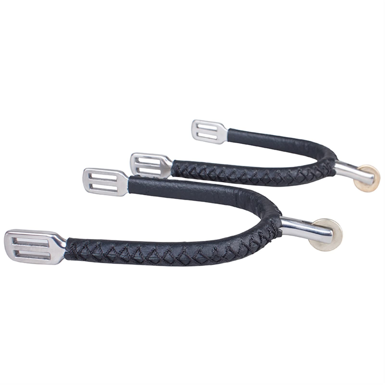 Espuelas ecuestres de equitación de caballos de forma redonda (color: L)