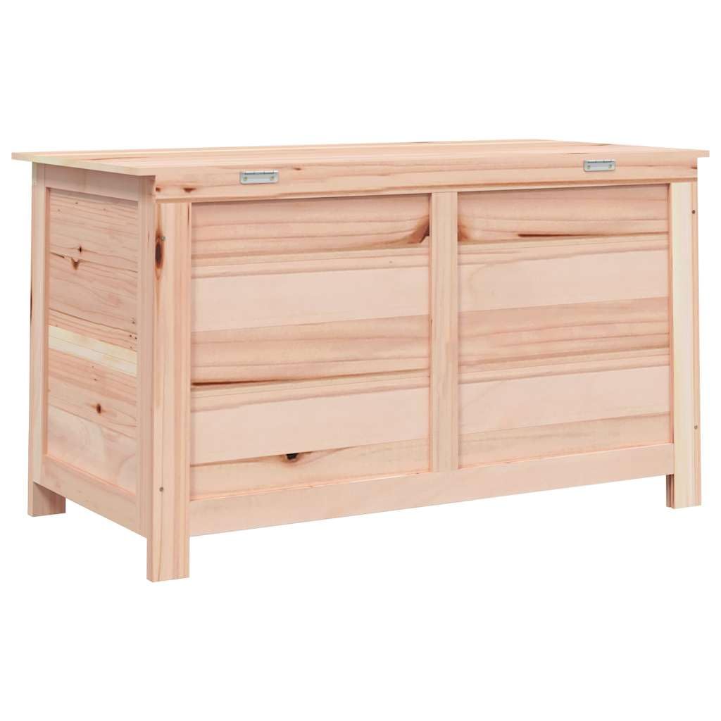 Outdoor-Kissenbox aus massivem Tannenholz 100x50x56 cm mit Stauraum und Deckel für Garten Terrasse Balkon, wetterfest und platzsparend zur Aufbewahrung von Kissen und Polstern