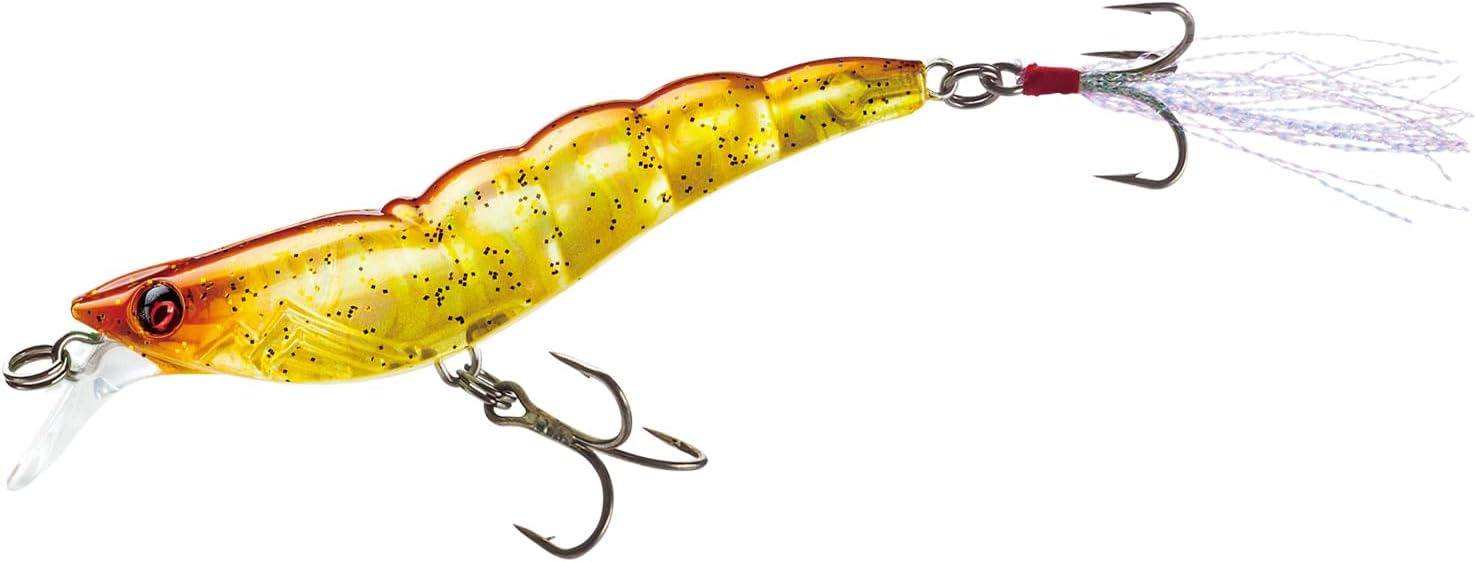 YO-Zuri Jerkbait Crystal 3D Shrimp (SS) Fishing Tackle Sea Fishing Freshwater Sea Bass