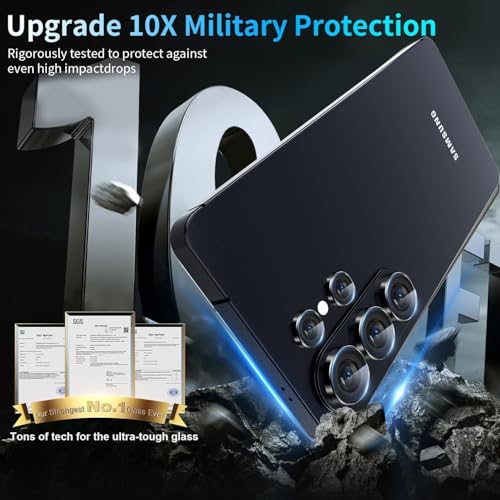 Image of Premium Camera Lens Protector for Samsung Galaxy S26 Ultra Black AR AF Coated 9H Tempered Glass Camera Guard, Anti Drop, Scratch Resistant Camera Lens, Case Friendly Waterproof Heavy Duty UHD Clear Camera Cover