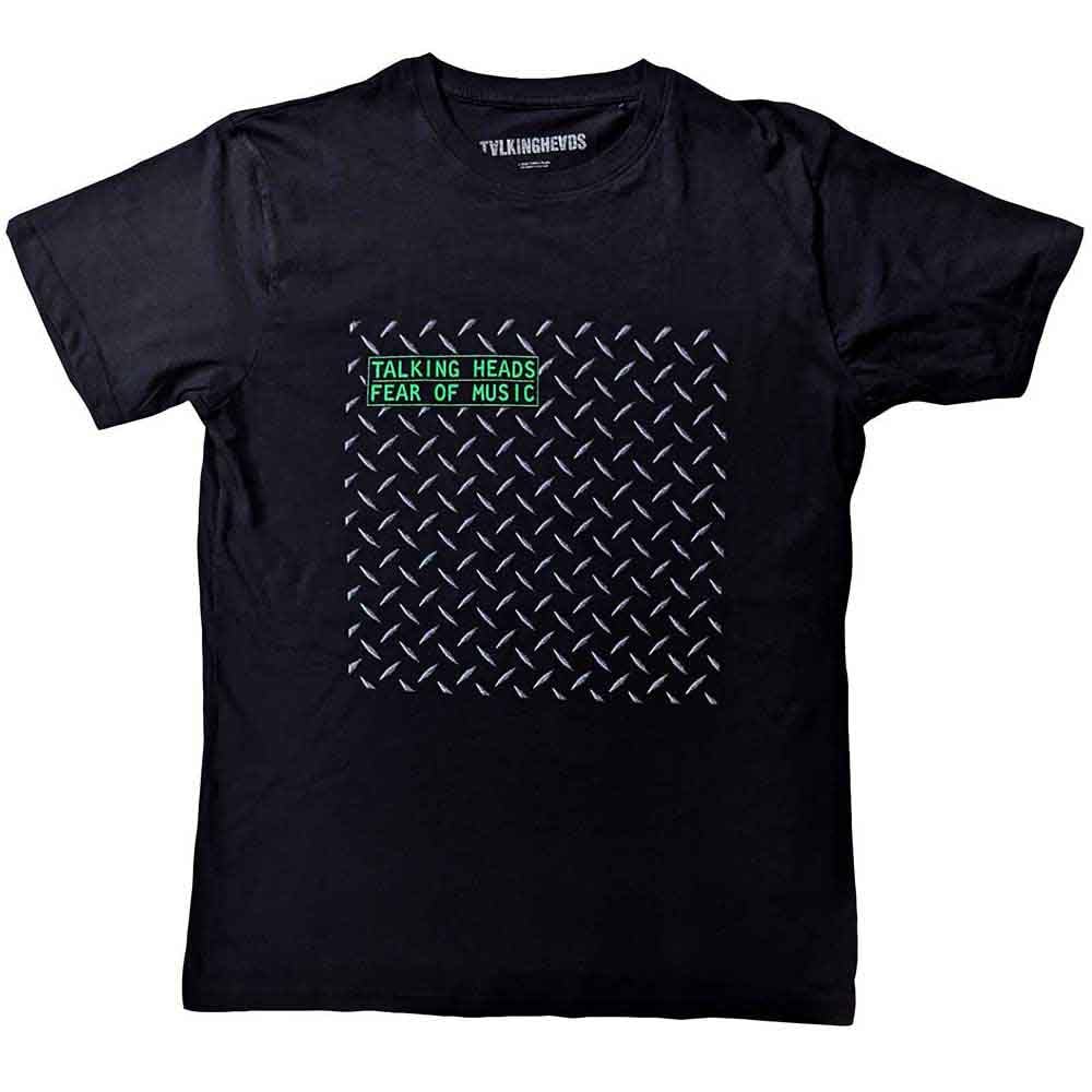 Rock Off Officially Licensed Products Unisex Black Talking Heads T Shirt Fear Of Music Official Xl