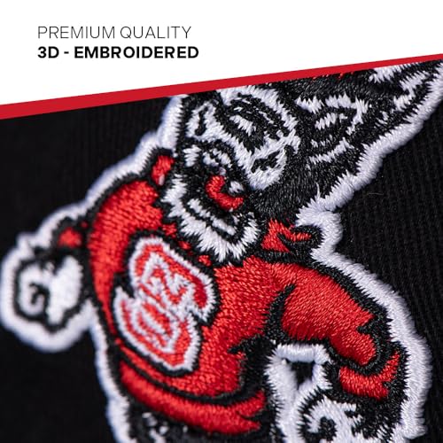 Gorra bordada ajustable North Carolina State University miniatura 3
