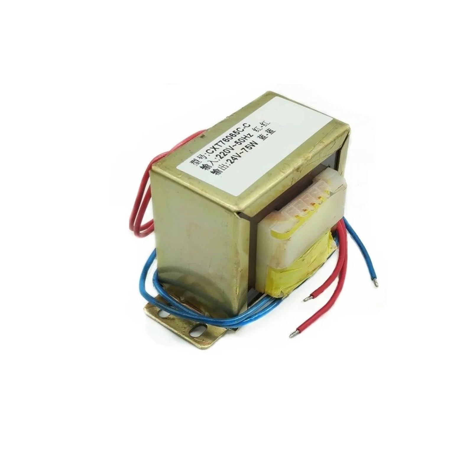 Transformateur EI76-75W 220V vers 24V AC 3A pour alimentation d'équipements électriques