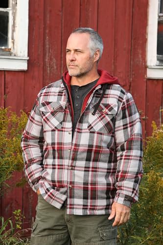 Image of Legendary Whitetails Mens Maplewood Hooded Shirt Jacket