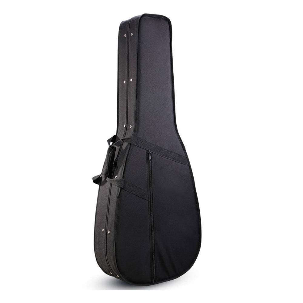 Reinforced Version 0.8 Inch Thick Sponge Overly Padded Extra Protection Guitar Case Hard Foam Box Light Body Box 41 Inch