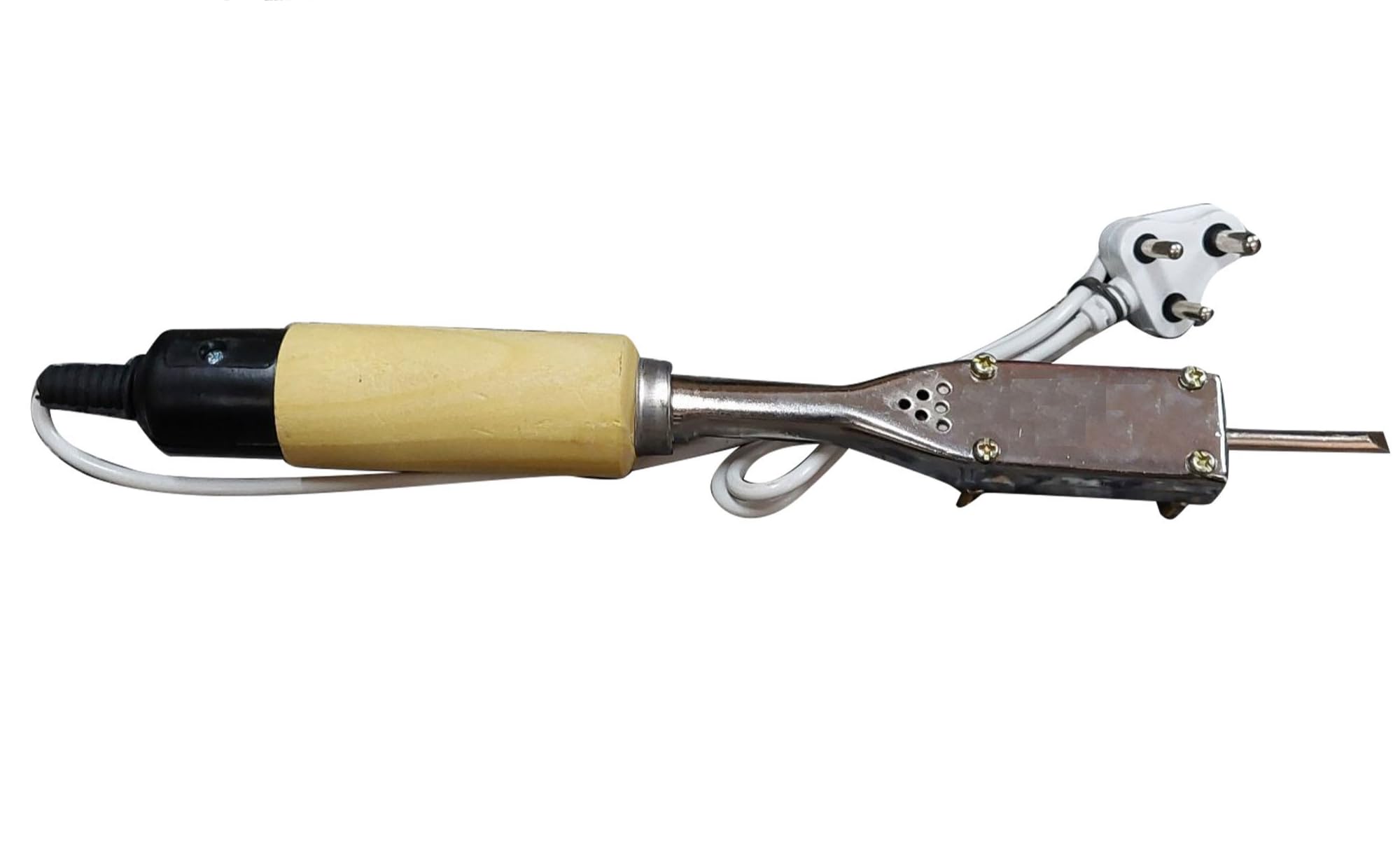 GSK Cut Wooden Handle Round Headed Tip Hand Powered Soldering Iron For Bending Copper, Silver And Other Metals (65 W) (125 W) (125 Watt) (B0CC5BBH4H) Amazon Price History, Amazon Price Tracker