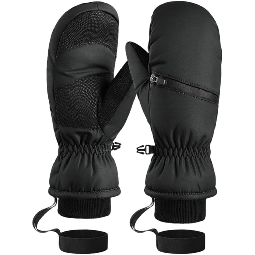 Gants d'hiver de ski imperméables avec isolation thermique pour le grand froid
