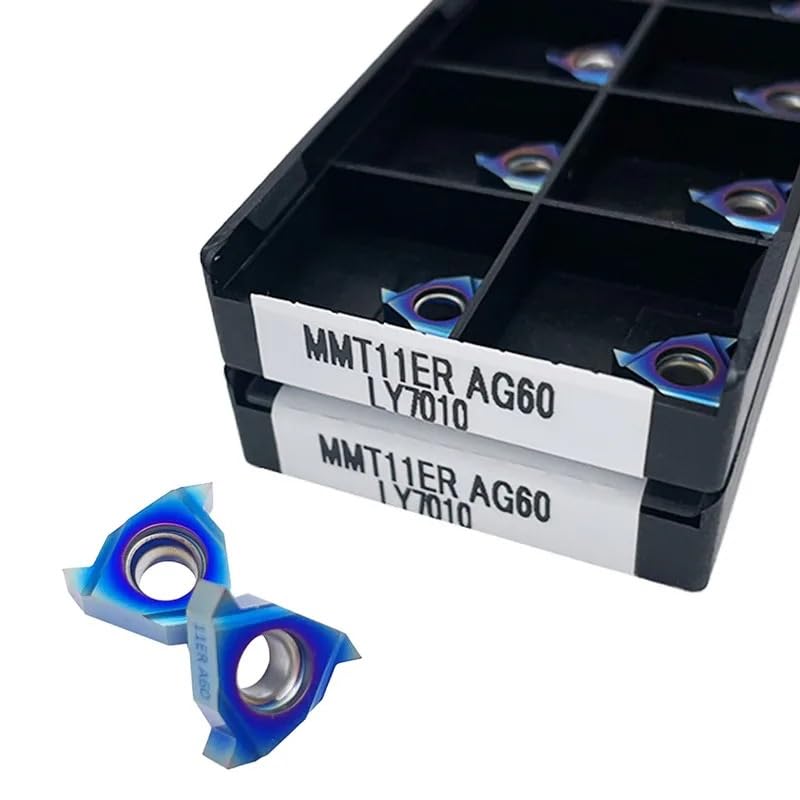 10 piezas Insertos de Corte para Torno MMT11ER MMT16IR miniatura 3