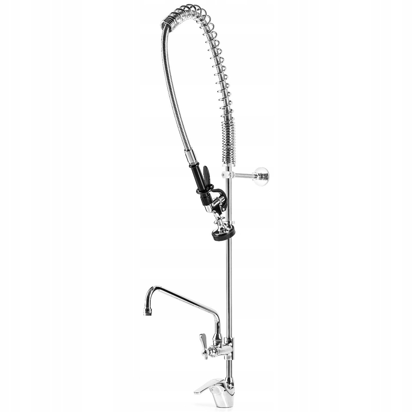 Grifo independiente con mezclador, ducha y caño, Grifos de fregadero, Grifo de cocina, Montado en el fregadero, Para la cocina profesional, Funcionamiento duradero, Uso confiable, Versatilidad