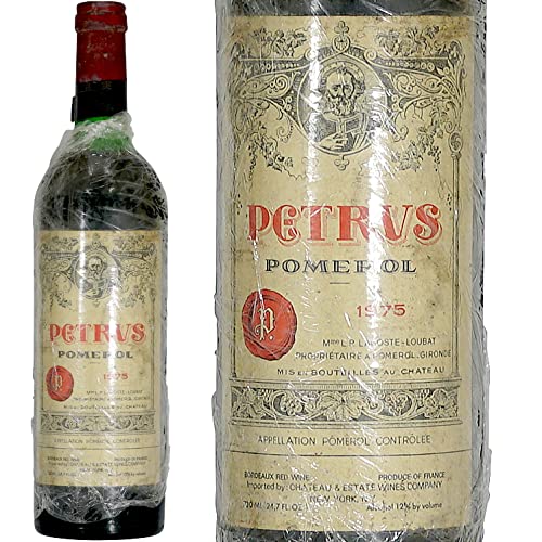 シャトー　ペトリュス　1975 Amazon.co.jp: 1975 シャトー ペトリュス 赤ワイン 古酒 辛口 フル