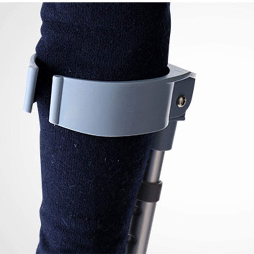 RajoNN Stampelle per avambraccio Manico per Canna Regolabile Doppio avambraccio Regolabile Assistenza stampella Supporto Leggero per la deambulazione con Sistema di Assorbimento degli Urti Stampella