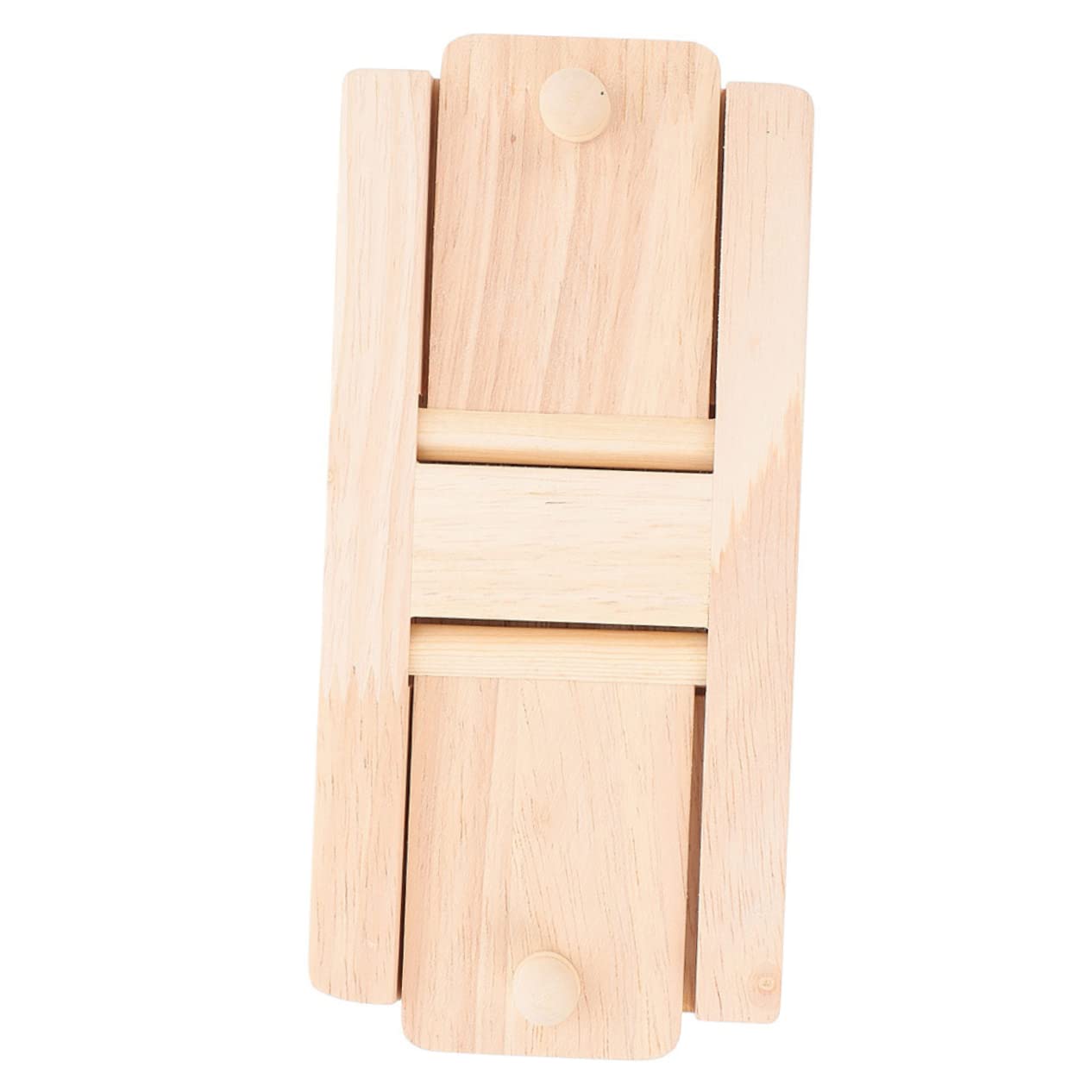 SUPVOX 2pièces Jouet Bois Interactif pour Hamsters Accessoire De Cage pour Recherche De Nourriture Jouet à Friandises pour Rongeurs Modèle avec Couvercle Rotatif