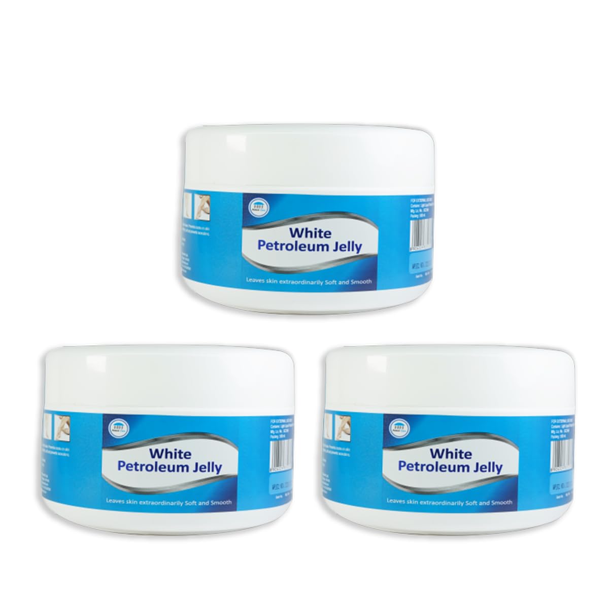 Petroleum Jelly Non Perfumed (White, 100 ml) - Pack of 3