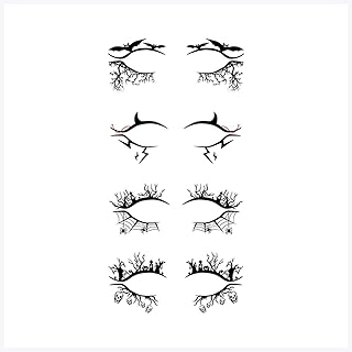 4 Pairs Eyeshadow Eyeliner Sticker Halloween ...