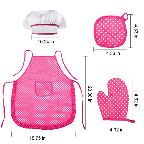 Tepsmigo Pretend Makeup Kit For Girls And Kids Chef Role Play Costume Set #TOP4