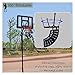 Basketball Return Attachment - No Pick Up The Ball, Children Adults Outdoor Shooting Trainer Ball Rebounder, Solo Training Equipment, Black