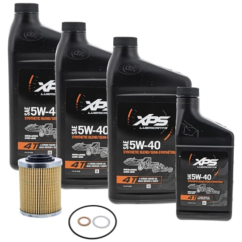 Can-Am Off-Road 4T 5W-40 Synthetic Blend Oil Change Kit for Rotax 450 cc or less