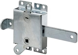 Prime-Line GD 52138 Inside Deadlock – Heavy Duty Galvanized Steel Housing, Fits Most Garage Doors, Extra Protection as a Security Lock, 7/8 x 1/8In. (Single Pack)
