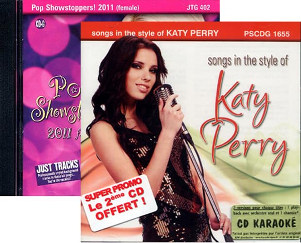Coffret Play-Back Karaoké Katy Perry & Pop Showstoppers