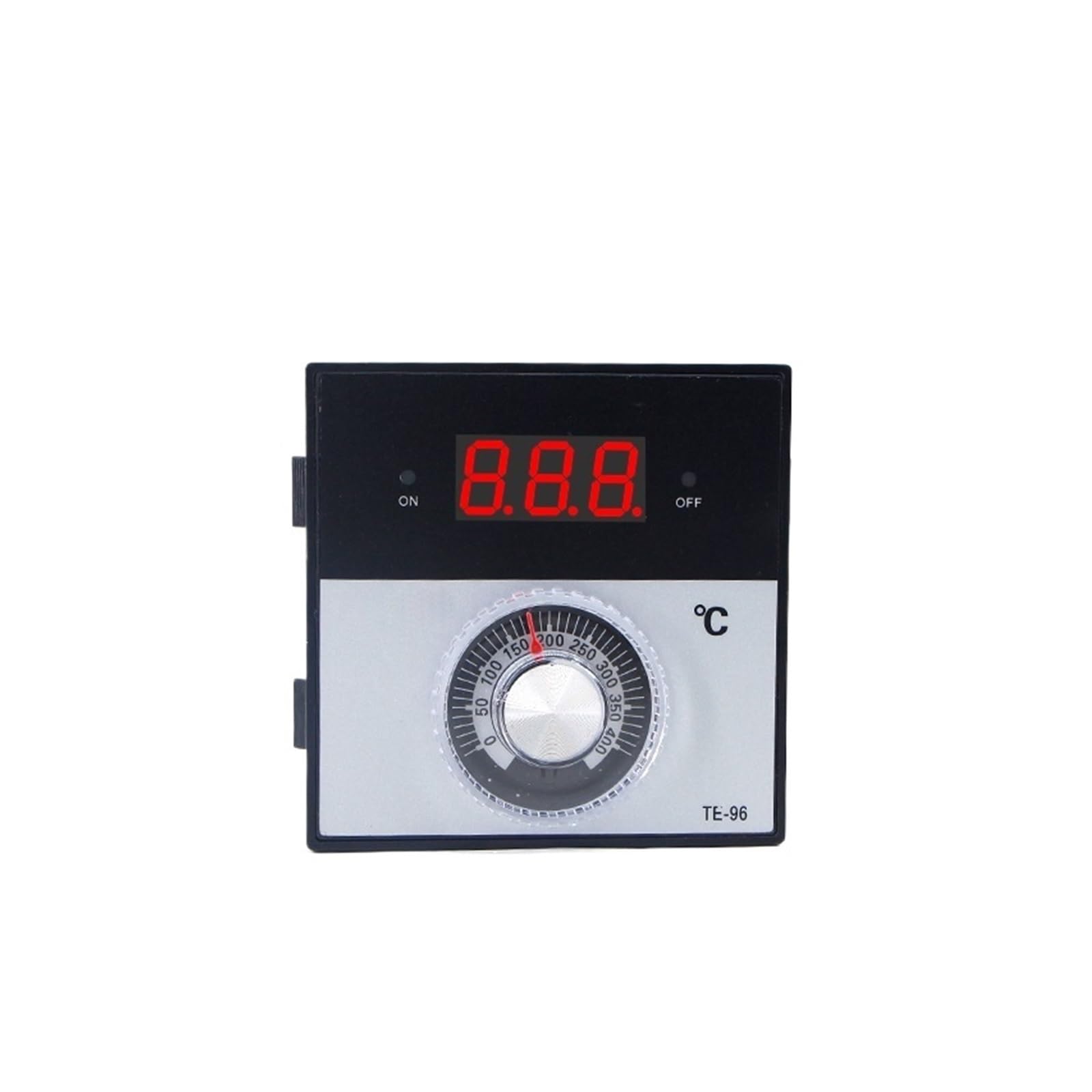 96x96mm Knob AC 220V 0- 300 400 1200 Degree K J PT100 Type Relay Digital Thermostat Display Temperature Controller(PT100 0-300 Degree)