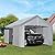 Agrestem Carport Car Port Canopy 10x20 Ft Heavy Duty, Portable Garage Shelter with Removable Sidewalls, Metal Frame, All Weather Carport Garage Party Tent for Automobiles Truck Boat, 180G Coating Pe