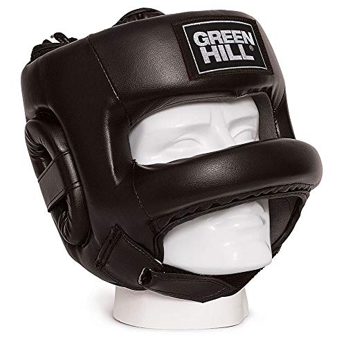 Green Hill Castle Unisex Boxhelm – Erwachsene, Schwarz, L