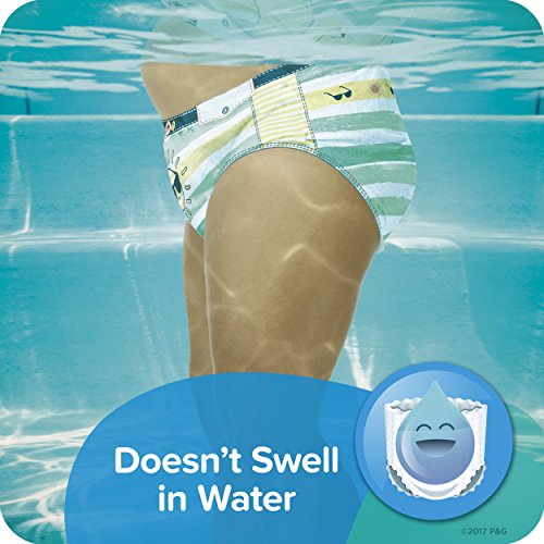 Swim Diapers Size 4 (20-33 Lb) - Pampers Splashers Disposable Swim Pants, Medium, Pack Of 2 (Twinpack), 18 Count #TOP5