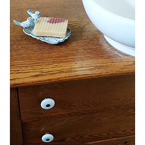 Bird's Nest Gifts And Antiques Soap Dish White Wren Style Cast Iron With Whitewash Effect #TOP2