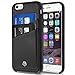 iPhone 6S Case, Cobble Pro Premium Handcrafted [Ultra Slim] Leather Back Case Cover with ID Credit Card Slot Holder for Apple iPhone 6S / iPhone 6 (4.7"), Black