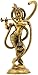 Exotic India Shri Krishna und Kaliya – Messing Skulptur Messing günstig Kaufen-Exotic India Shri Krishna und Kaliya – Messing Skulptur