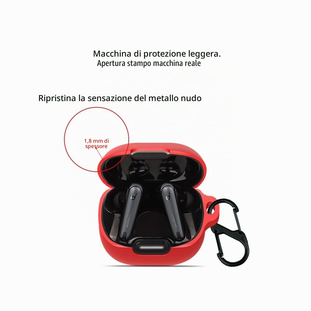 FTRONGRT Auricolare Bluetooth in Silicone Cover per Anker Soundcore Liberty 4 NC Cover, Antiurto, Custodia da Trasporto Compatibile Anker Soundcore Liberty 4 NC Auricolare Bluetooth.Verde Scuro FTRONGRT Auricolare Bluetooth in Silicone Cover per Anker Soundcore Liberty 4 NC Cover, Antiurto, Custodia da Trasporto Compatibile Anker Soundcore Liberty 4 NC Auricolare Bluetooth.Verde Scuro